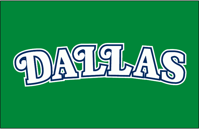 Dallas Mavericks 1980-1992 Jersey Logo iron on transfers for fabric version 2